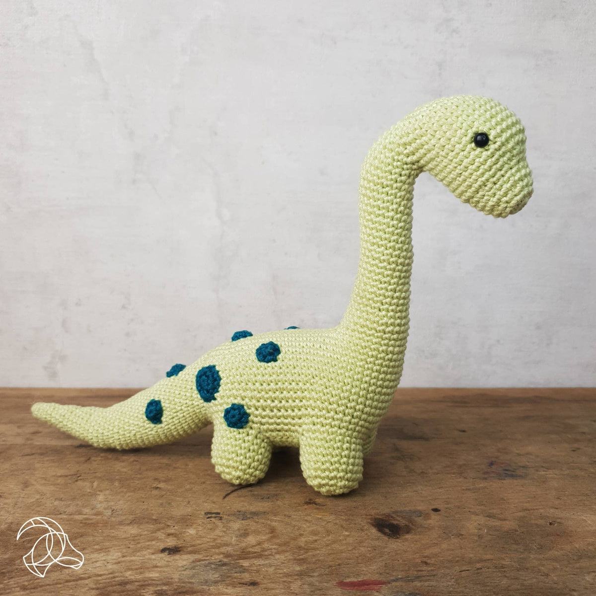 Hardicraft USA - DIY Crochet Kit - Brontosaurus - Pisgah Needleworks