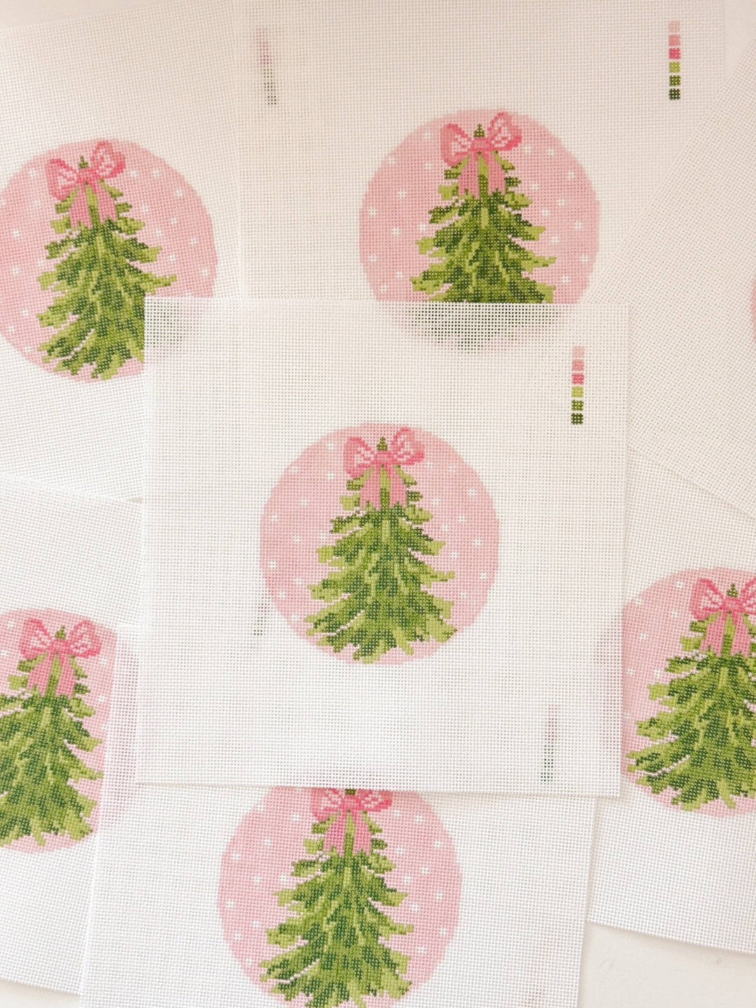 Cotswold Co Designs Bow Christmas Tree Needlepoint Canvas | 18 Mesh - Pisgah Needleworks