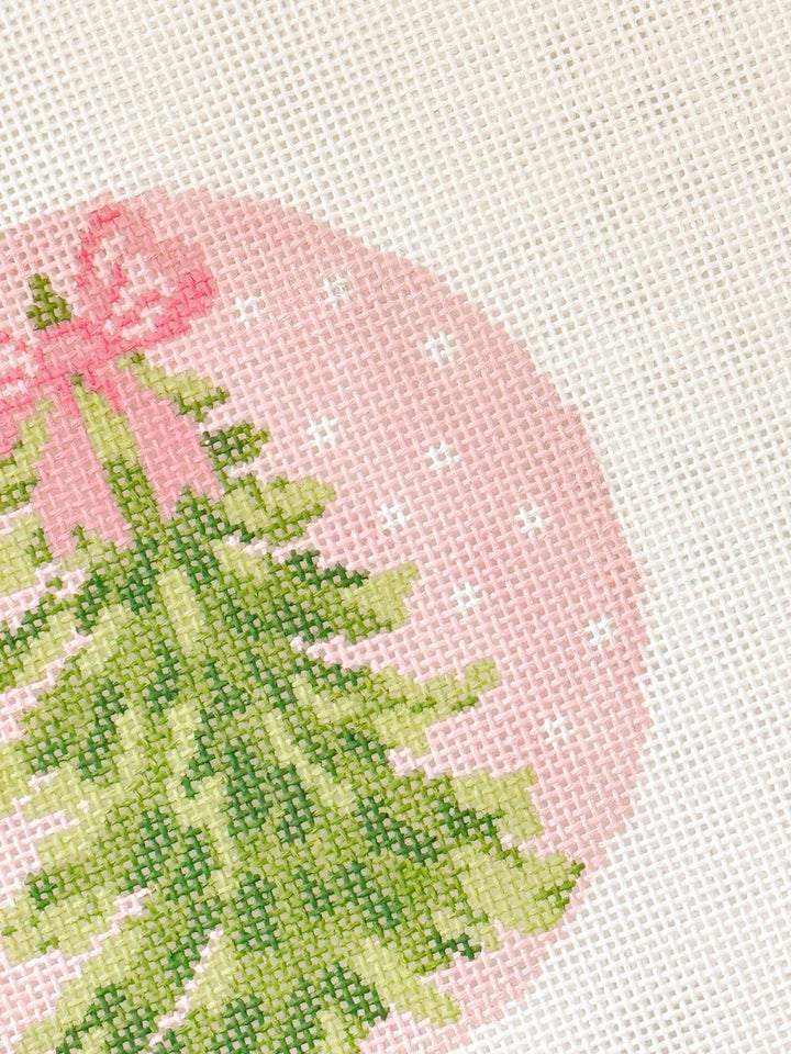 Cotswold Co Designs Bow Christmas Tree Needlepoint Canvas | 18 Mesh - Pisgah Needleworks