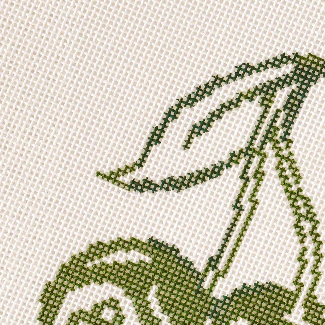 Cotswold Co Designs Cherry Eight Ball Needlepoint Canvas | 3" x 4" | 18 Mesh - Pisgah Needleworks
