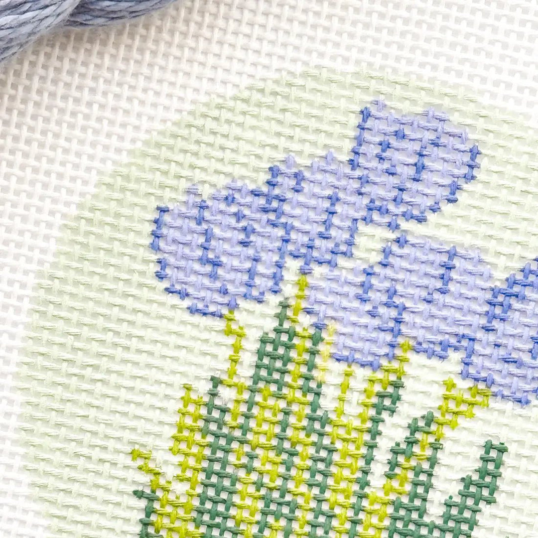 Cotswold Co Designs - Floral Needlepoint Canvas, Needlepoint Ornament Canvas - Pisgah Needleworks