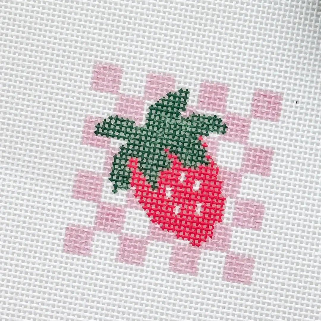 Cotswold Co Designs - Strawberry Needlepoint Canvas, Summer Needlepoint Canvas - Pisgah Needleworks