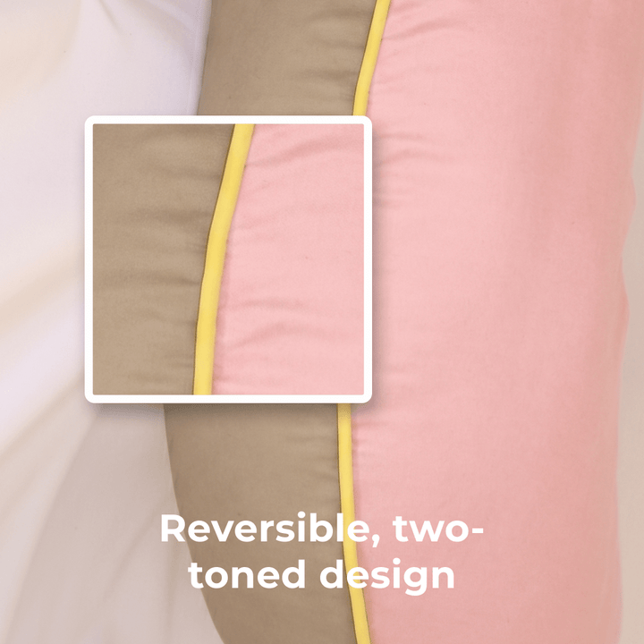 Crafteaze by Valari Maker's Pillow | Peach & Khaki Velvet - Pisgah Needleworks