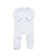 Southern Proper Blanks - Proper Footies: White w/ Blue / NB