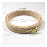 Nurge - Nurge 24mm (1") Beech Screwed Embroidery Hoops: 24mm (1") / 250mm / 9.84" - Pisgah Needleworks