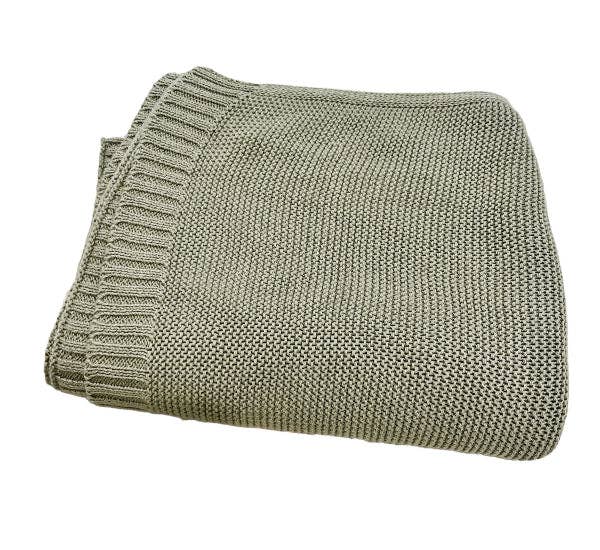 Southern Proper Blanks - Blanket - Cotton Nap Time: Baby Blue - Pisgah Needleworks