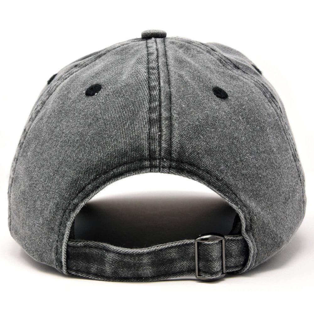 Dalix - DALIX Mens Pigment Dyed Washed Cotton Cap Unstructured: Washed Black - Pisgah Needleworks