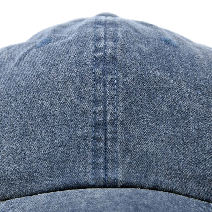 Dalix - DALIX Mens Pigment Dyed Washed Cotton Cap Unstructured: Washed Black - Pisgah Needleworks