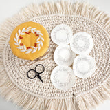 Olmsted Needlework Co. - Fruit Wreaths Stick and Stitch Embroidery - Pisgah Needleworks