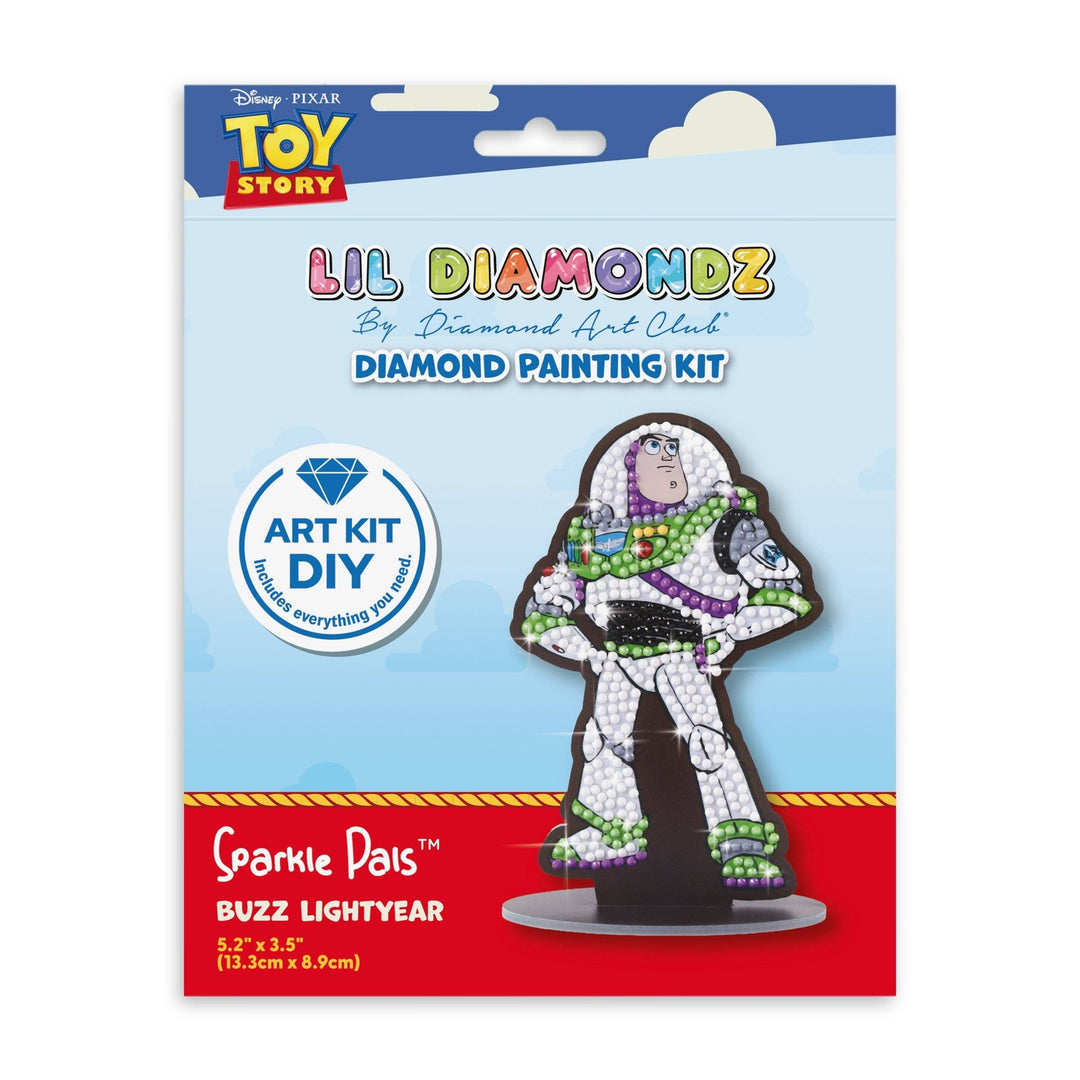 Diamond Art Club - Buzz Lightyear™ - Sparkle Pals™: Round with 7 Colors / 472 / 5.2" x 3.5" (13.3cm x 8.9cm) - Pisgah Needleworks