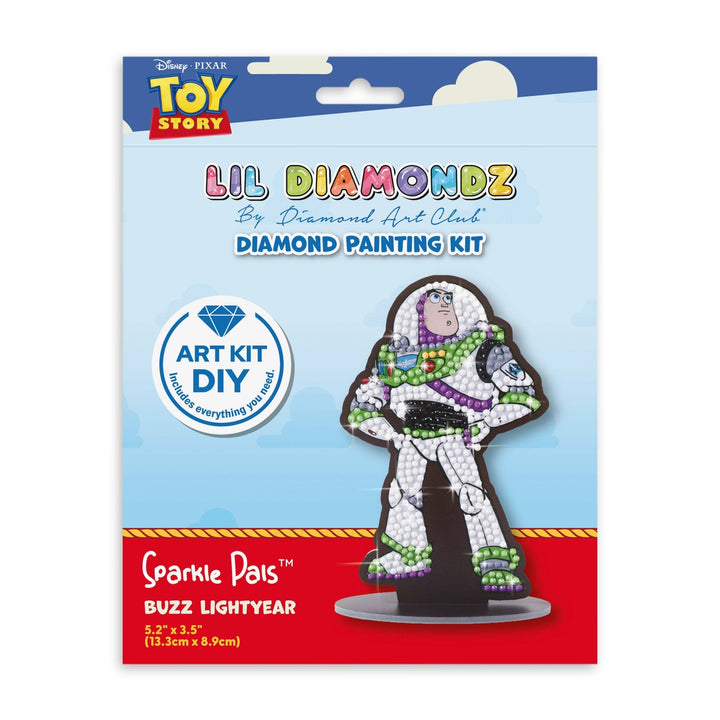 Diamond Art Club - Buzz Lightyear™ - Sparkle Pals™: Round with 7 Colors / 472 / 5.2" x 3.5" (13.3cm x 8.9cm) - Pisgah Needleworks