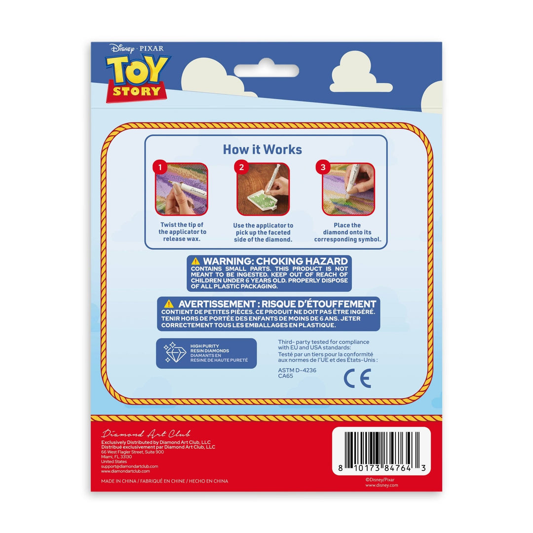 Diamond Art Club - Buzz Lightyear™ - Sparkle Pals™: Round with 7 Colors / 472 / 5.2" x 3.5" (13.3cm x 8.9cm) - Pisgah Needleworks