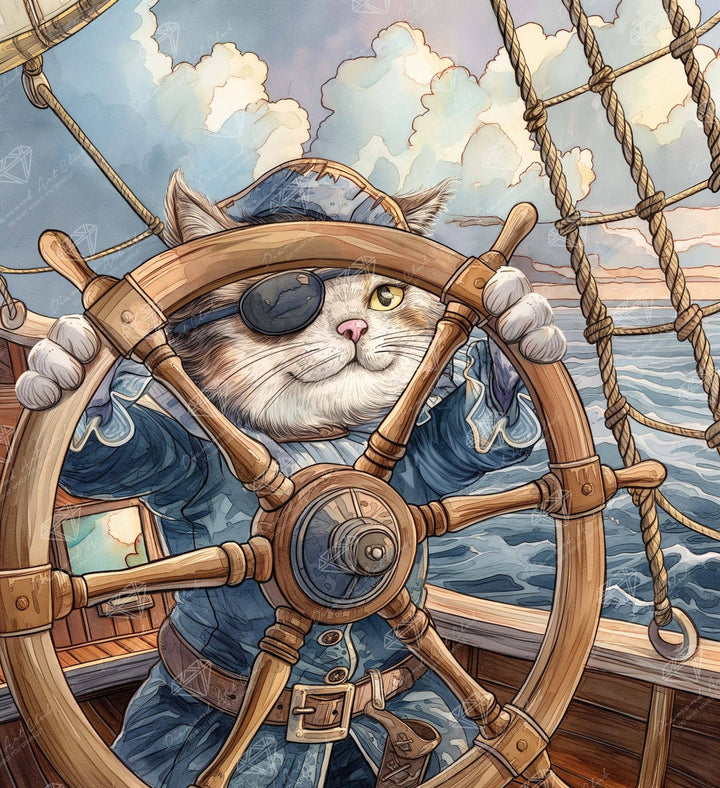 Diamond Art Club - Captain Clawhauser: Round with 56 Colors including 2 ABs and 4 Fairy Dust Diamonds / 44,642 / 22" x 24" (55.6cm x 60.8cm) - Pisgah Needleworks