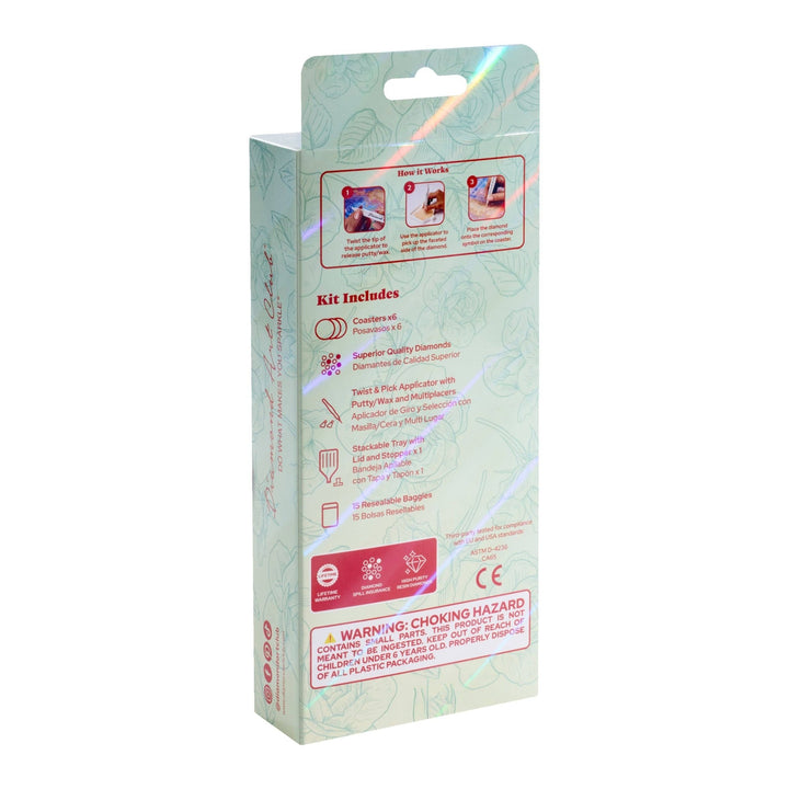 Diamond Art Club – Coasters – Blooms - Pisgah Needleworks