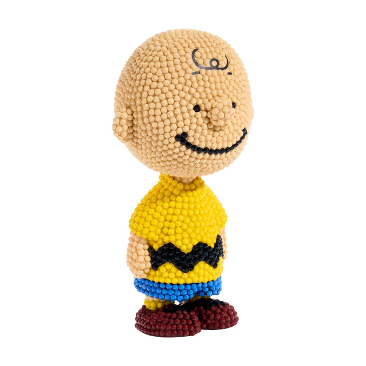 Diamond Art Club - Dazzle Pals™ - Charlie Brown™: 3,540 / Round with 5 Colors / 5" x 2.7" x 2.4" (12.8cm x 7cm x 6.3cm) - Pisgah Needleworks
