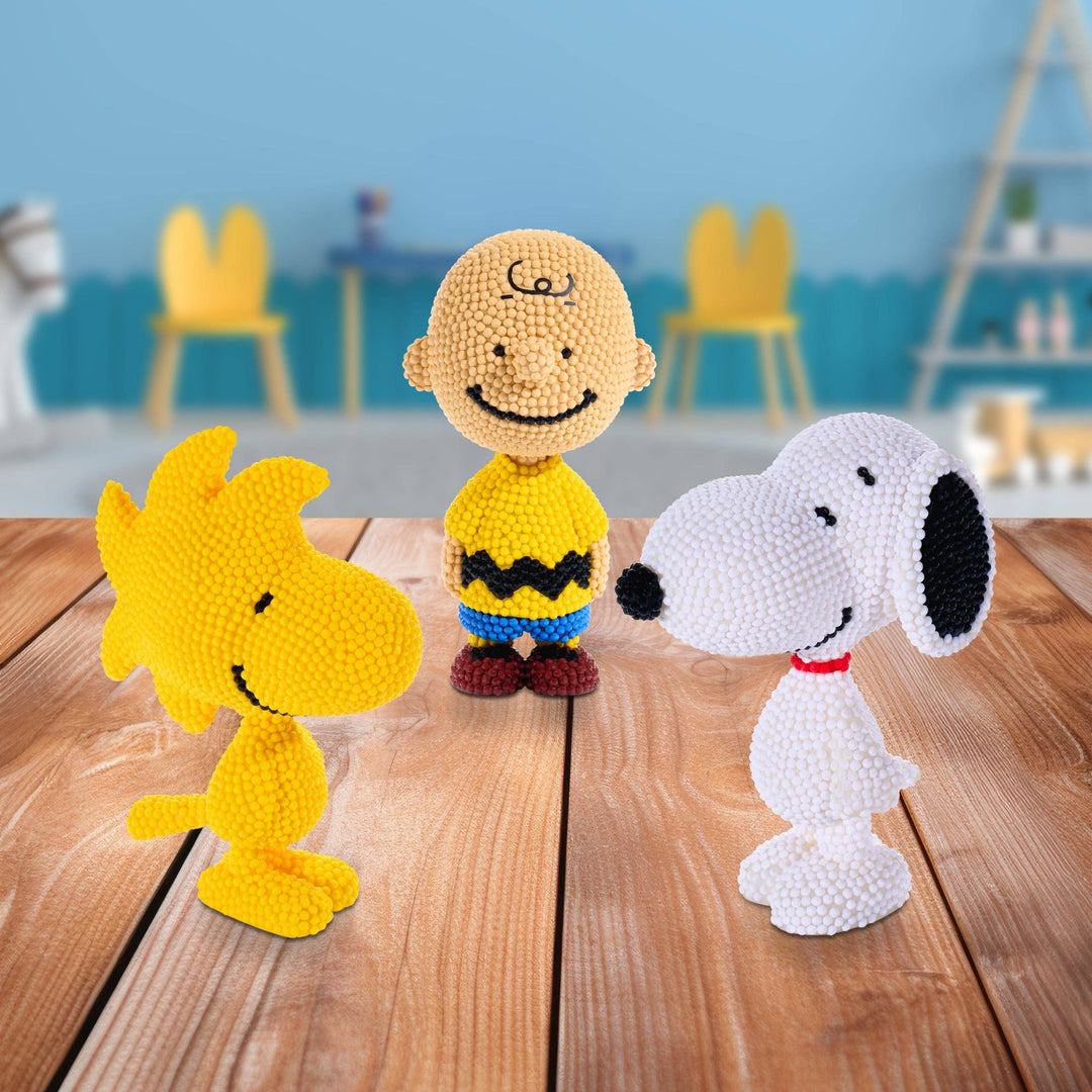 Diamond Art Club - Dazzle Pals™ - Snoopy™: 3,900 / Round with 3 Colors / 5" x 2.4" x 3.8" (12.8cm x 6.2cm x 9.9cm) - Pisgah Needleworks