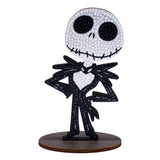 The Nightmare Before Christmas Diamond Art skeleton figure with rhinestone embellishments on a white background