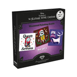 Box of Disney's 'The Nightmare Before Christmas' diamond painting cards with three cards displayed.