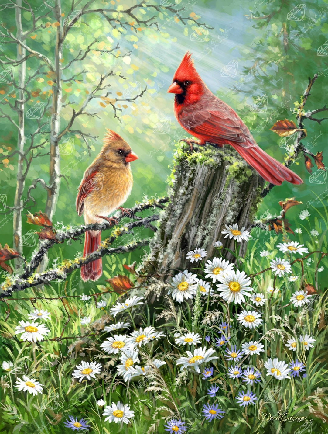 Diamond Art Club Golden Light Diamond Painting Kit - Pisgah Needleworks