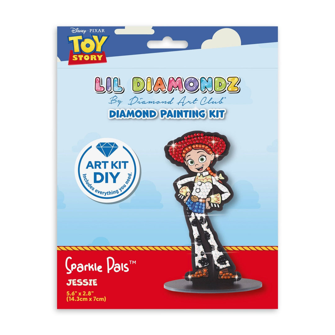 Diamond Art Club - Jessie - Sparkle Pals™: Round with 7 Colors including 1 AB and 3 Fairy Dust Diamonds / 300 / 5.6" x 2.8" (14.3cm x 7cm) - Pisgah Needleworks