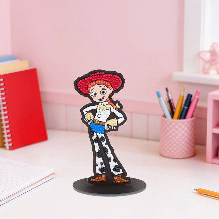 Diamond Art Club - Jessie - Sparkle Pals™: Round with 7 Colors including 1 AB and 3 Fairy Dust Diamonds / 300 / 5.6" x 2.8" (14.3cm x 7cm) - Pisgah Needleworks