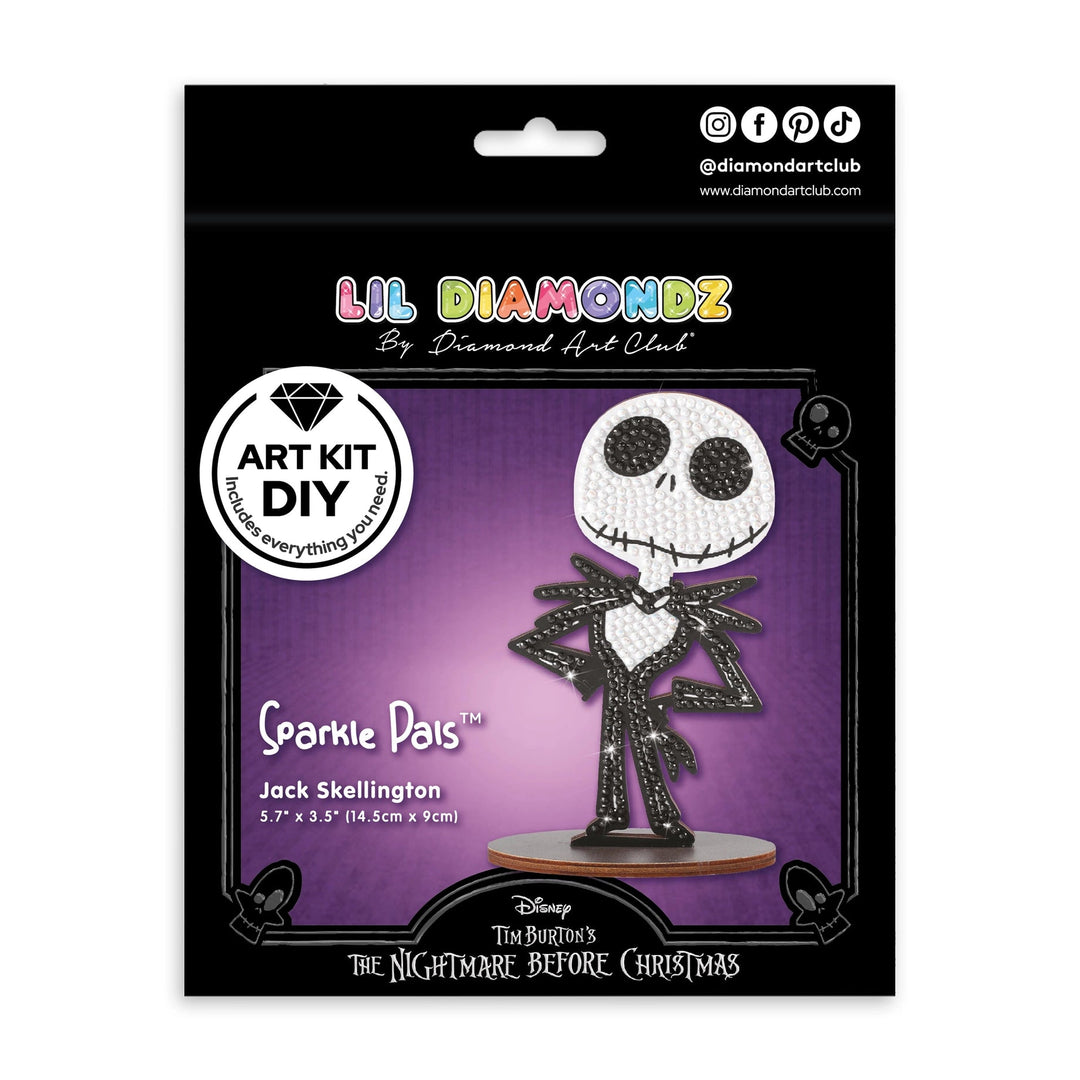 Diamond Art Club Lil Diamondz Sparkle Pals Jack Skellington | Disney The Nightmare Before Christmas - Pisgah Needleworks