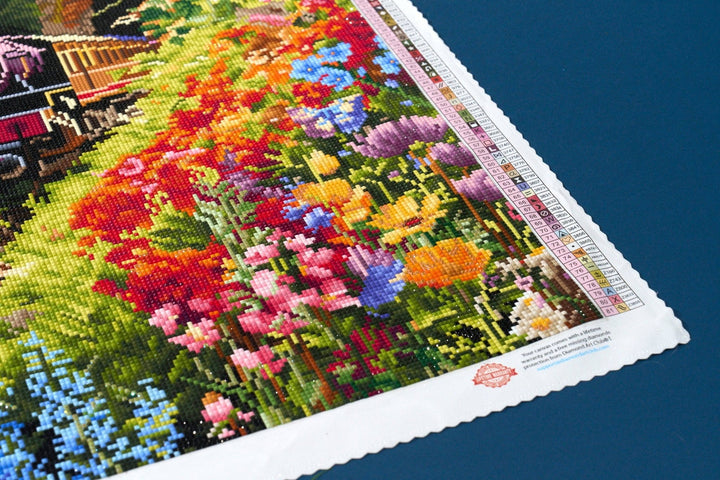 Diamond Art Club Little Engine Square Diamond Painting Kit - Pisgah Needleworks