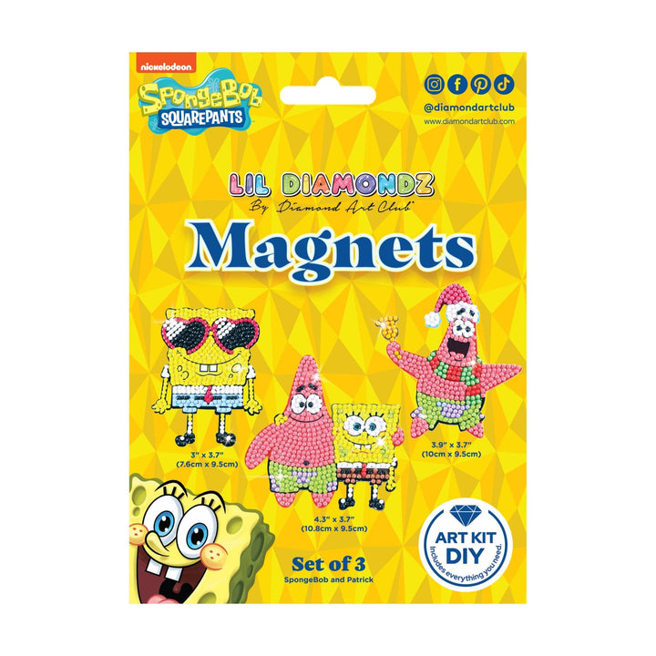 Diamond Art Club - Magnets - SpongeBob SquarePants™ (Set of 3) - Pisgah Needleworks