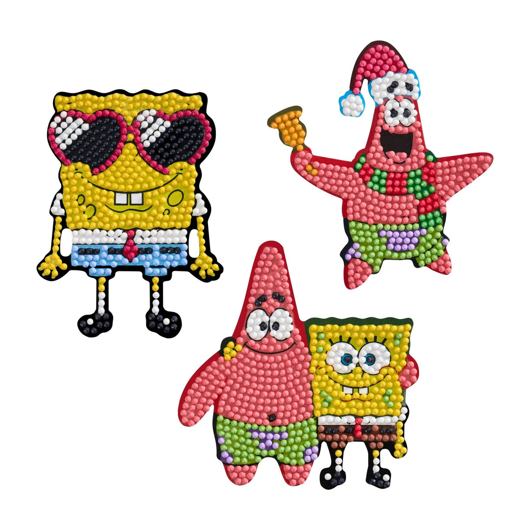Diamond Art Club - Magnets - SpongeBob SquarePants™ (Set of 3) - Pisgah Needleworks