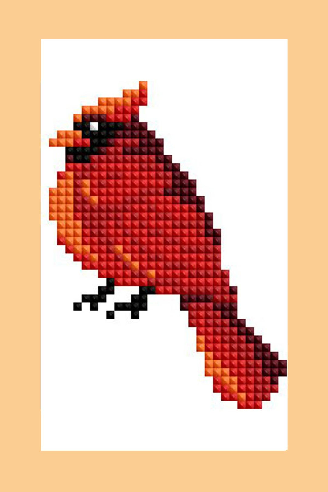 Diamond Art Club - Mini Dazzles™ - Birds: Square With 17 Colors Including 1 AB and 16 Fairy Dust Diamonds / 2,947 / 4" x 6" (10.2cm x 15.2cm) - Pisgah Needleworks