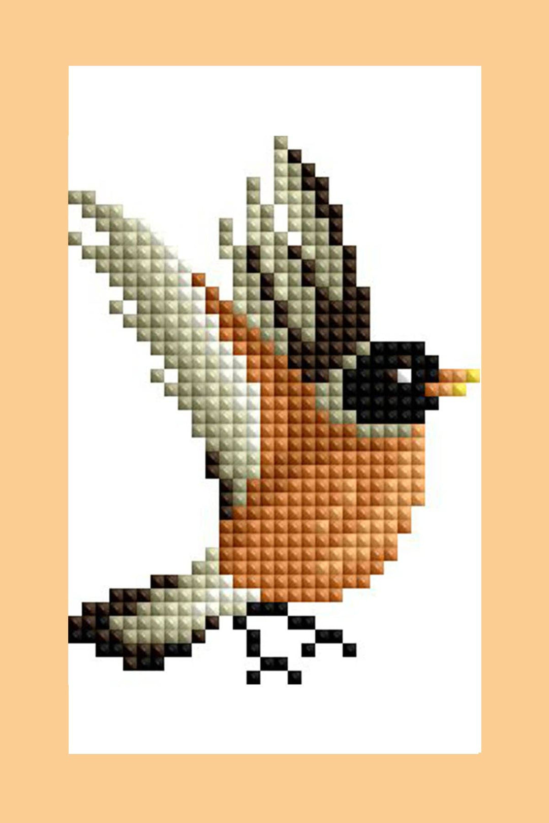 Diamond Art Club - Mini Dazzles™ - Birds: Square With 17 Colors Including 1 AB and 16 Fairy Dust Diamonds / 2,947 / 4" x 6" (10.2cm x 15.2cm) - Pisgah Needleworks