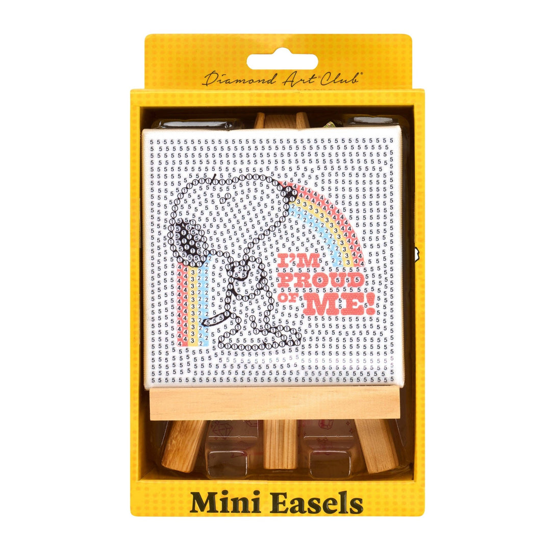 Diamond Art Club Mini Easels™ I'm Proud of Me (Snoopy™) Diamond Painting Kit - Pisgah Needleworks