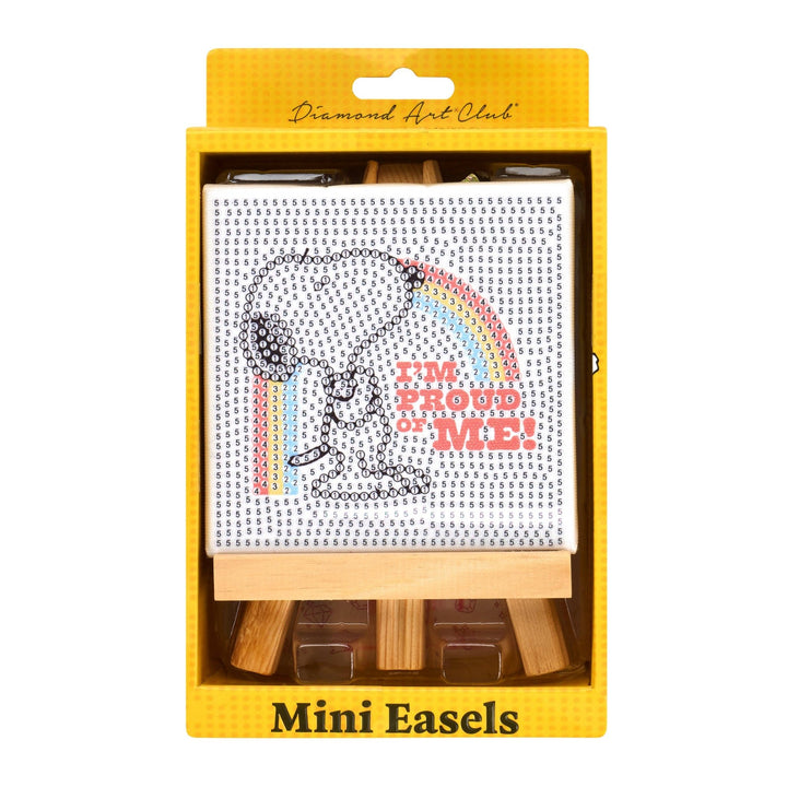 Diamond Art Club Mini Easels™ I'm Proud of Me (Snoopy™) Diamond Painting Kit - Pisgah Needleworks