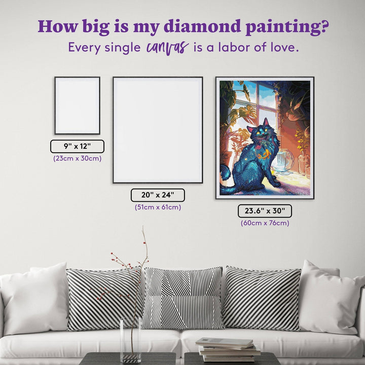 Diamond Art Club Naughty Space Void Square Diamond Painting Kit - Pisgah Needleworks