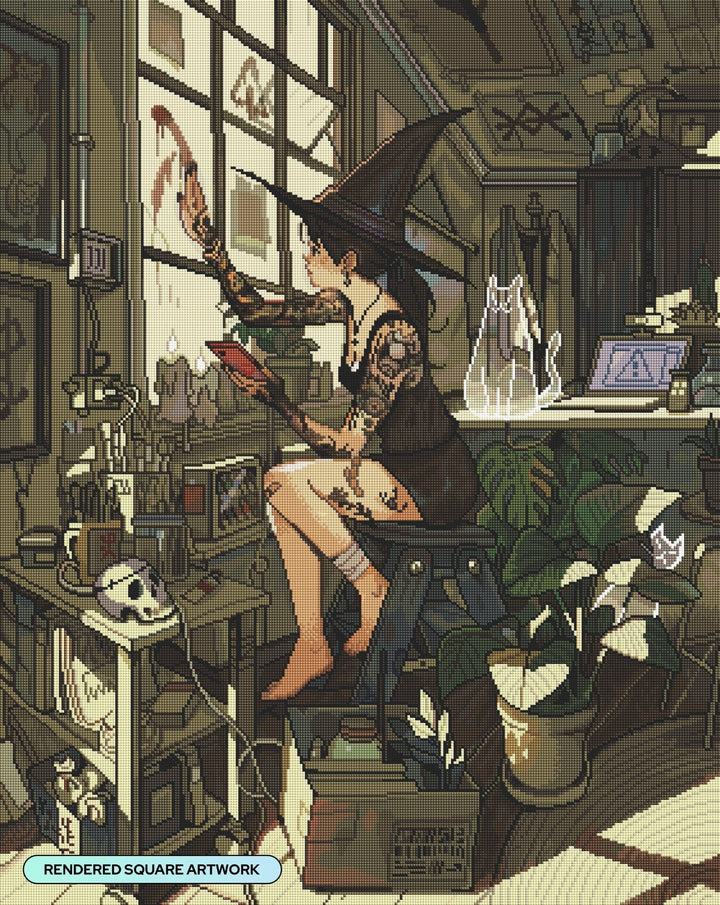 Diamond Art Club – Protection Runes Diamond Painting (Square Drill, 27.6" x 34.7") - Pisgah Needleworks