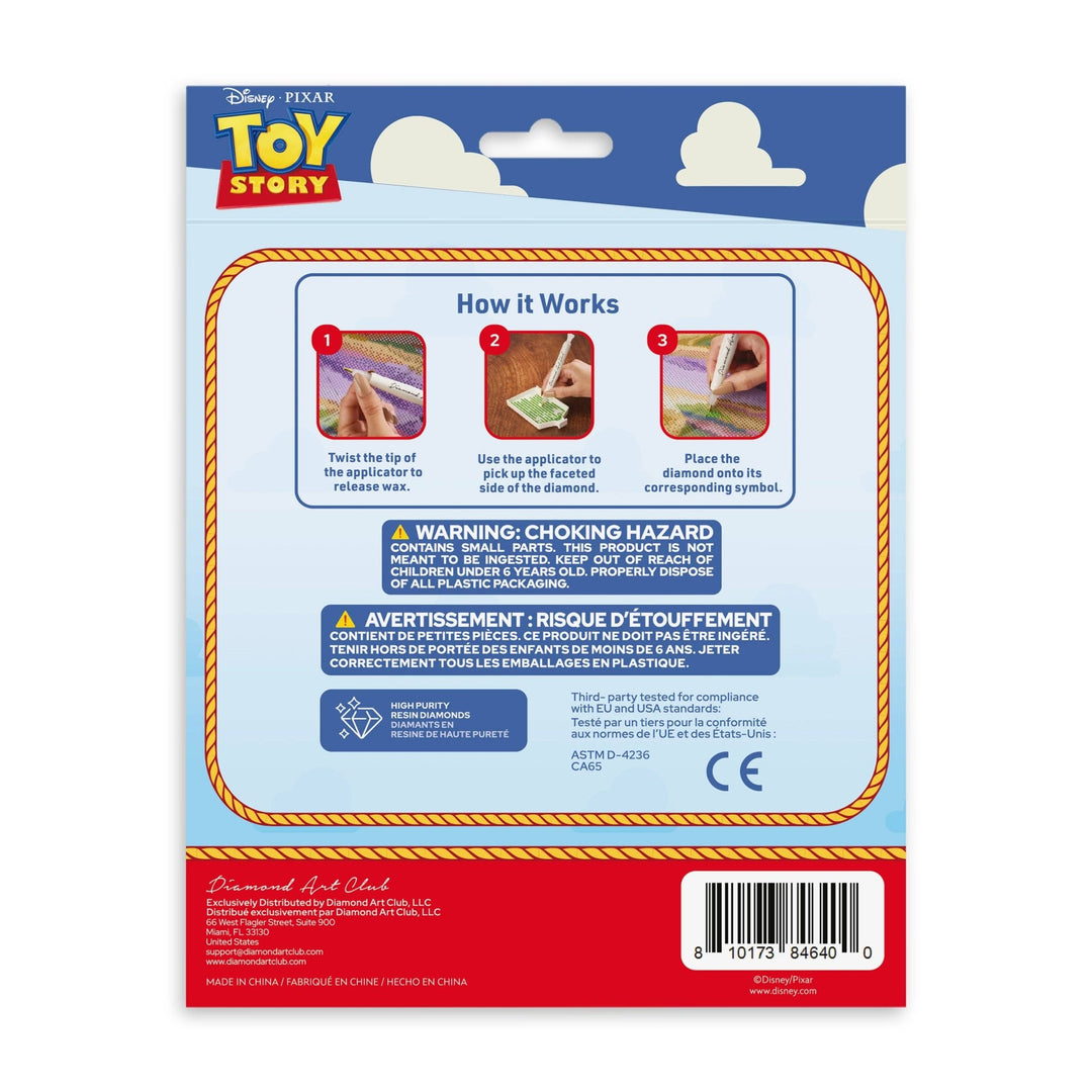 Diamond Art Club - Slinky Dog - Sparkle Pals™: Round with 5 Colors including 1 AB and 3 Fairy Dust Diamonds / 260 / 4.6" x 3.9" (11.6cm x 9.8cm) - Pisgah Needleworks