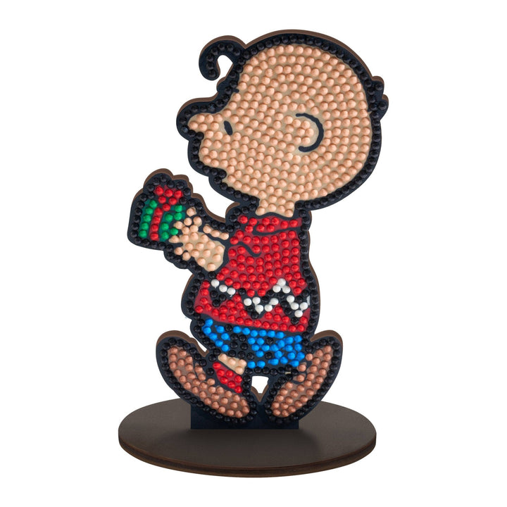 Diamond Art Club Sparkle Pals™ Charlie Brown™ Gift Diamond Painting Kit - Pisgah Needleworks