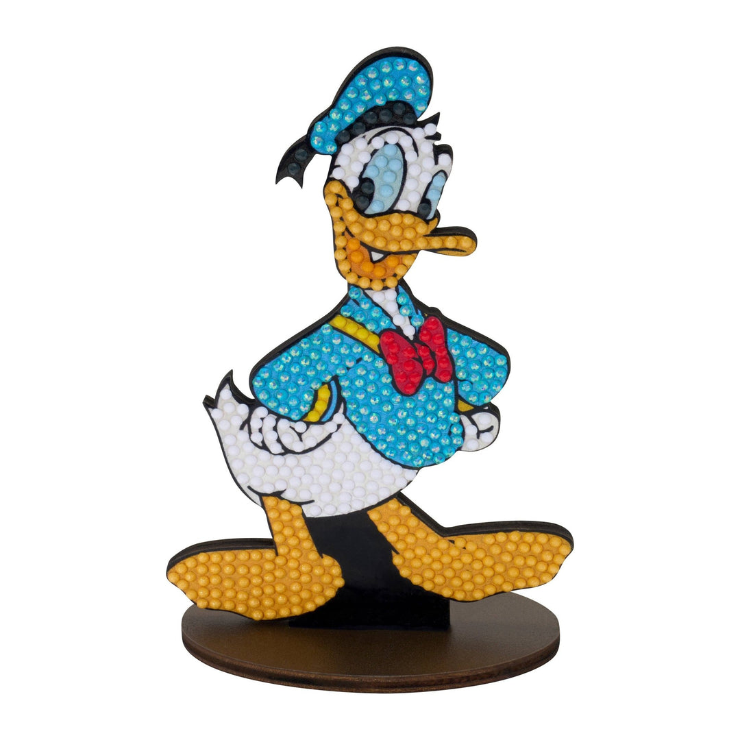 Diamond Art Club - Sparkle Pals™ - Donald Duck™: Round with 8 Colors including 1 AB and 1 Fairy Dust Diamond / 474 / 5.6" x 3.8" (14.3cm x 9.6cm) - Pisgah Needleworks