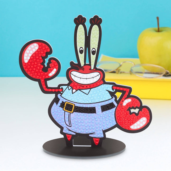 Diamond Art Club - Sparkle Pals™ - Money Claws Krabs: Round with 7 Colors / 424 / 5.4" x 5.6" (13.9cm x 14.3cm) - Pisgah Needleworks
