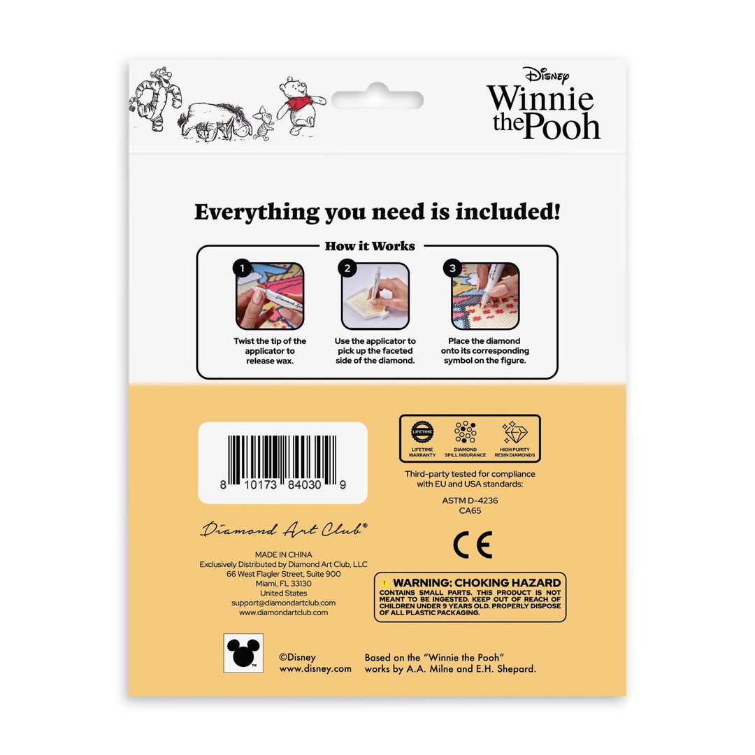 Diamond Art Club Sparkle Pals™ Piglet Diamond Painting Kit - Pisgah Needleworks