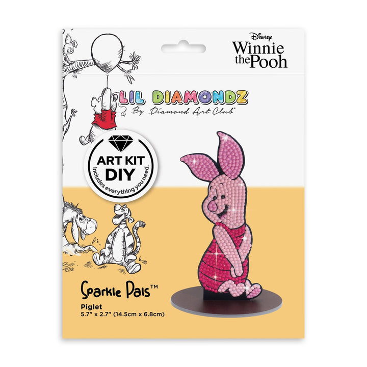 Diamond Art Club Sparkle Pals™ Piglet Diamond Painting Kit - Pisgah Needleworks