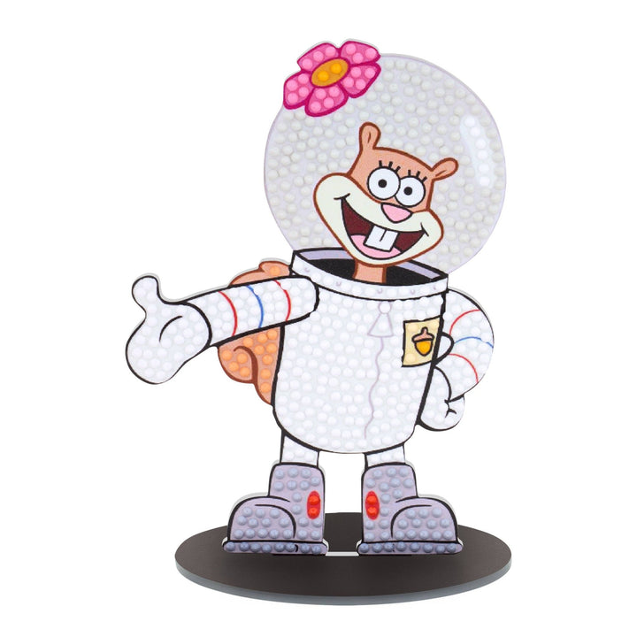 Diamond Art Club - Sparkle Pals™ - Powerhouse Sandy: Round with 9 Colors / 494 / 3.3" x 5.5" (9.9cm x 14.1cm) - Pisgah Needleworks