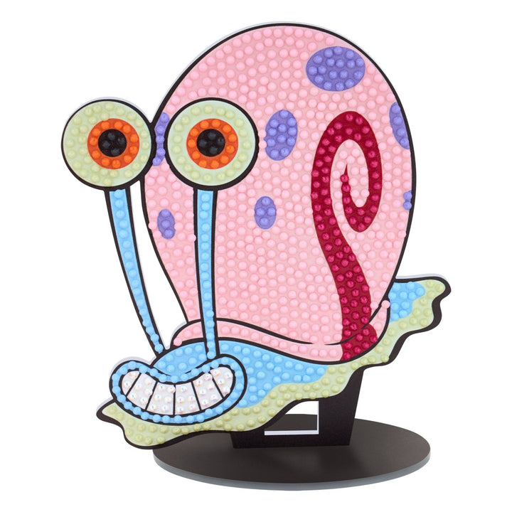 Diamond Art Club - Sparkle Pals™ - Slow Roll Gary: Round with 8 Colors Including 2 ABs and 3 Fairy Dust Diamonds / 860 / 4.7" x 5.5" (12.1cm x 14.1cm) - Pisgah Needleworks