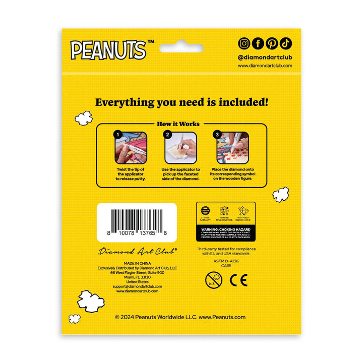 Diamond Art Club Sparkle Pals™ Snoopy Diamond Painting Kit - Pisgah Needleworks