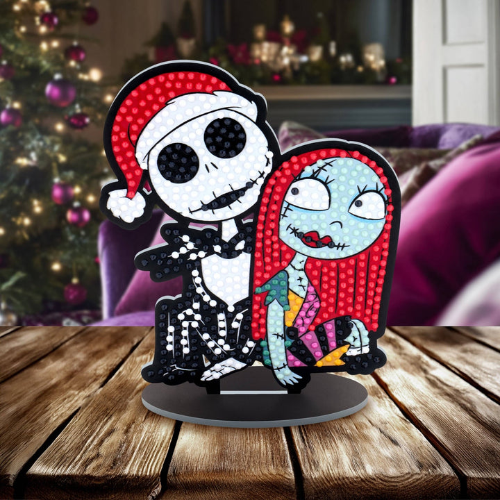Diamond Art Club Sparkle Pals™ Spooky Holiday Romance Diamond Painting Kit - Pisgah Needleworks