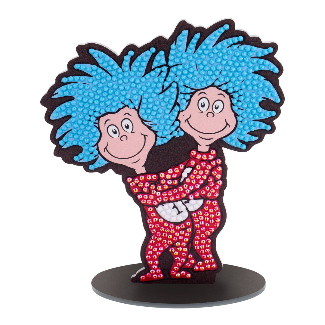 Diamond Art Club Sparkle Pals™ Thing 1 & Thing 2 Diamond Painting Kit - Pisgah Needleworks