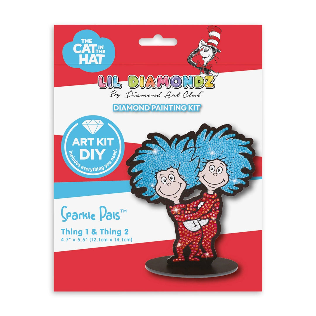 Diamond Art Club Sparkle Pals™ Thing 1 & Thing 2 Diamond Painting Kit - Pisgah Needleworks