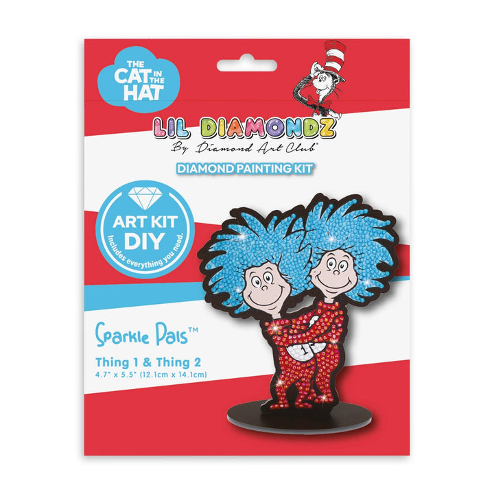 Diamond Art Club Sparkle Pals™ Thing 1 & Thing 2 Diamond Painting Kit - Pisgah Needleworks