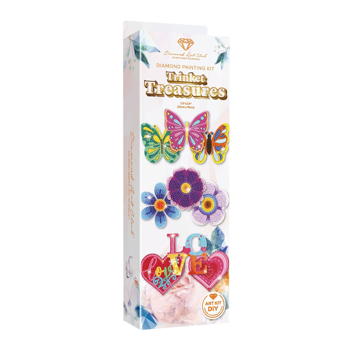 Diamond Art Club Trinket Treasures Spring Diamond Painting Kit | 9 Pieces - Pisgah Needleworks