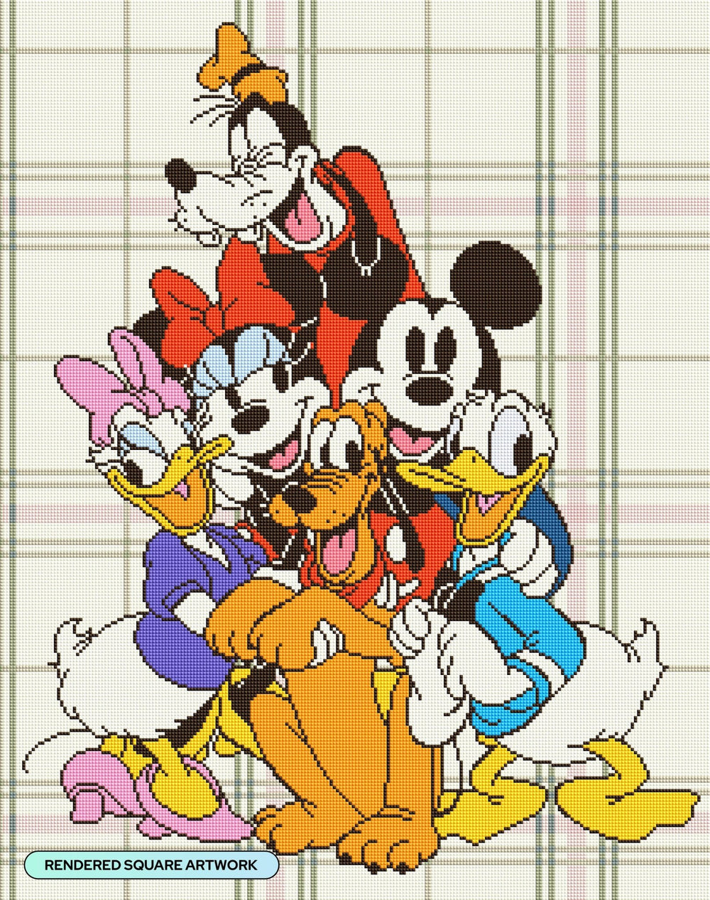 Diamond Art Club – True Pals Licensed Disney Diamond Painting (Square Drill, 22" x 28") - Pisgah Needleworks